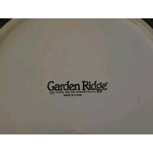 Rare Garden Ridge Halloween 4 Plates Ghost Witch Haunted House Cat Moon Star Bat - Picture 8 of 8